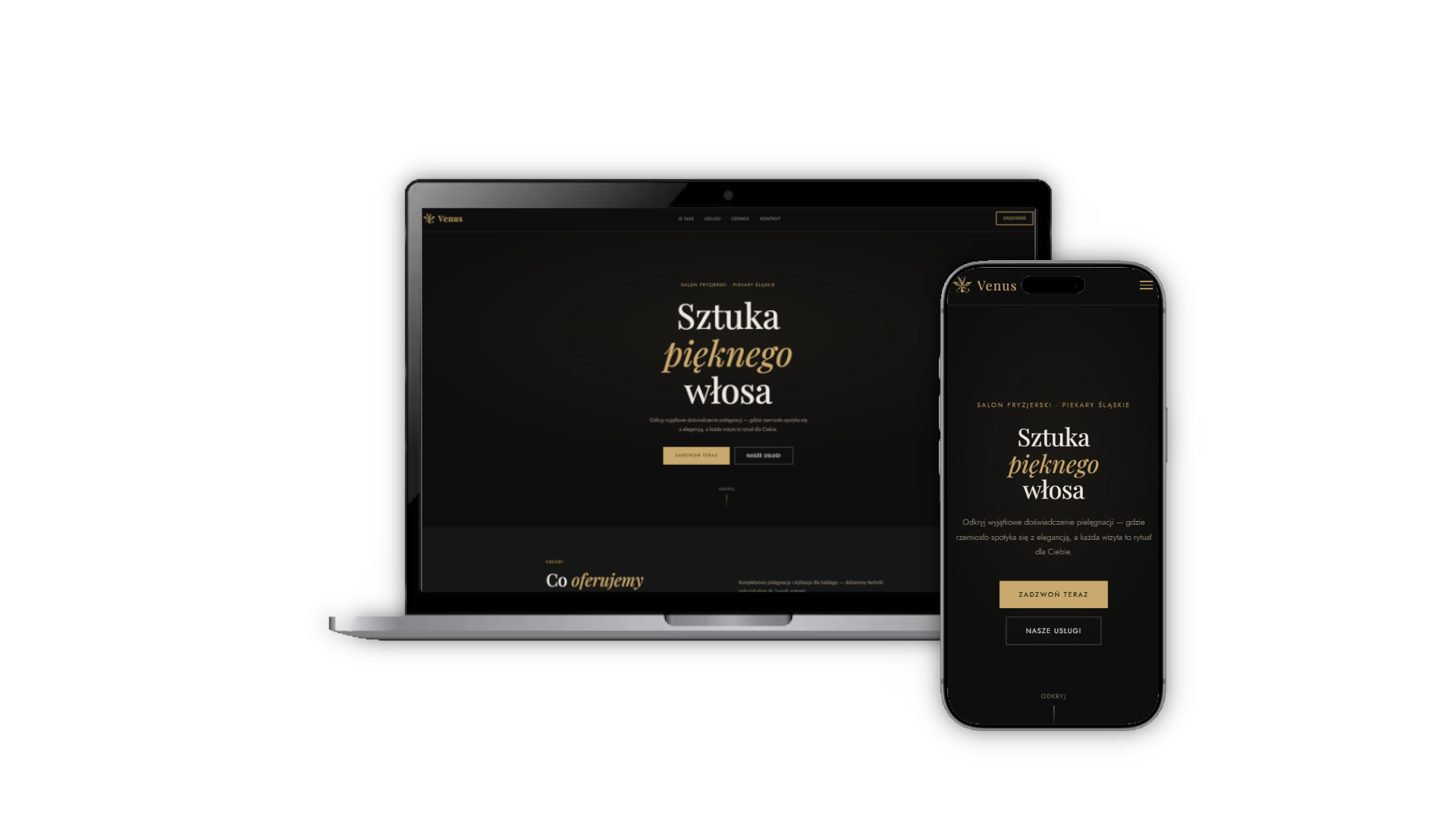 Venus landing page